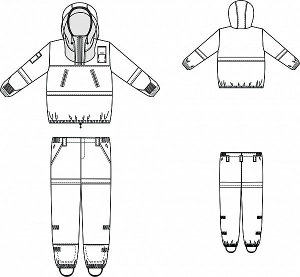 Костюм &amp;quot;Энцефалитный с ловушками&amp;quot;, Сталкер