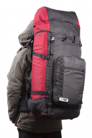 Рюкзак туристический Оптимал 1 черн.вишня, 90 л, ТАЙФ