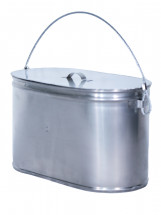 Котел Век с крышкой 7 л овальный