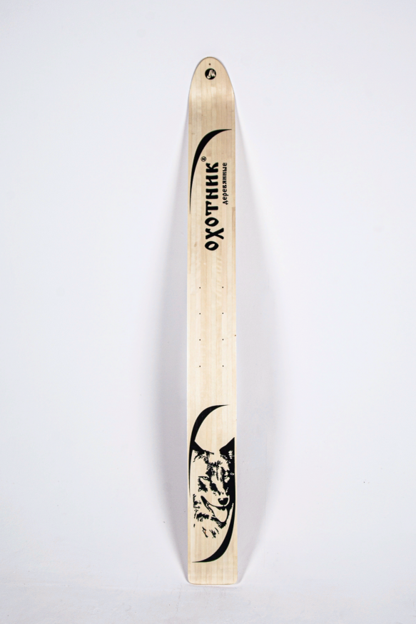 Лыжи ОХОТНИК, дерево, длина 145 см, ширина 150 мм