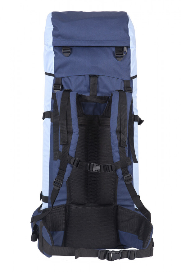 Рюкзак туристический Оптимал 4, синий-голубой, 70 л, ТАЙФ