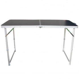 Стол складной  (120*60*50/70 см, алюминий)