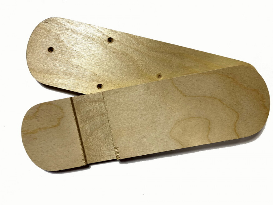 Лыжи Тайга, дерево, длина 175 см, ширина 150 мм