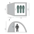 Палатка кемпинговая Dome 3, Btrace