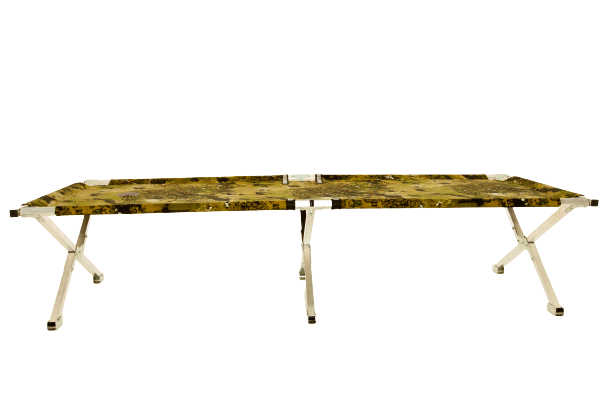 Раскладушка туристическая в чехле Пингвин, 1950х750х400 мм, труба алюминиевая 25х25 мм