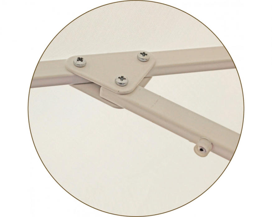 Зонт круглый (d=3м, 8 спиц) сталь, с воланом