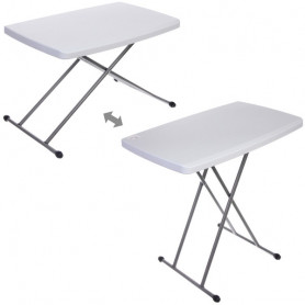 Стол кемпинговый складной KL-75, 75x50x35-73 см