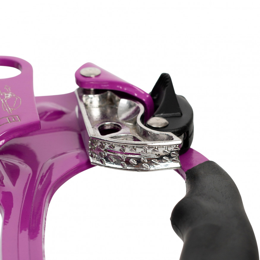 Зажим ручной Жумар левый, фиолетовый, Вертикаль