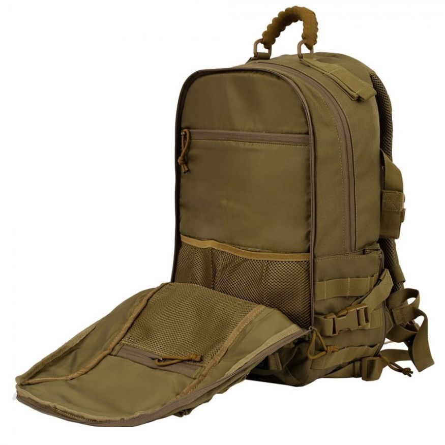 Рюкзак туристический Tactical 40, песочный, Tramp