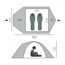Палатка Btrace Challenge 2-местная