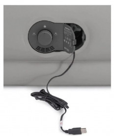 Кровать надувная Mid-Rise Comfort, 152х203х36см, с насосом USB