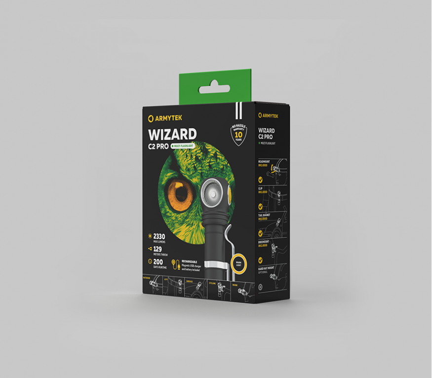 Armytek Wizard C2 Pro Magnet USB (теплый свет)